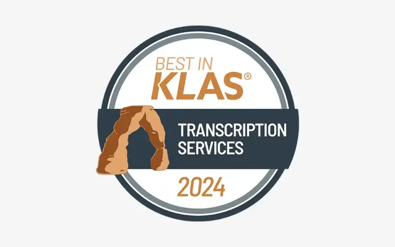 AQuity Recognized as 2024 Best in KLAS for Medical Transcription Solutions for 6th Consecutive Year